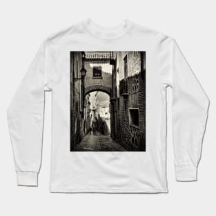 Monochrome study in Toledo Long Sleeve T-Shirt